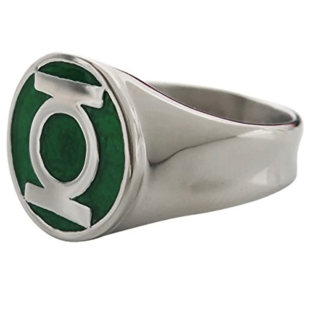 stainless steel green lantern ring! 💍💚
